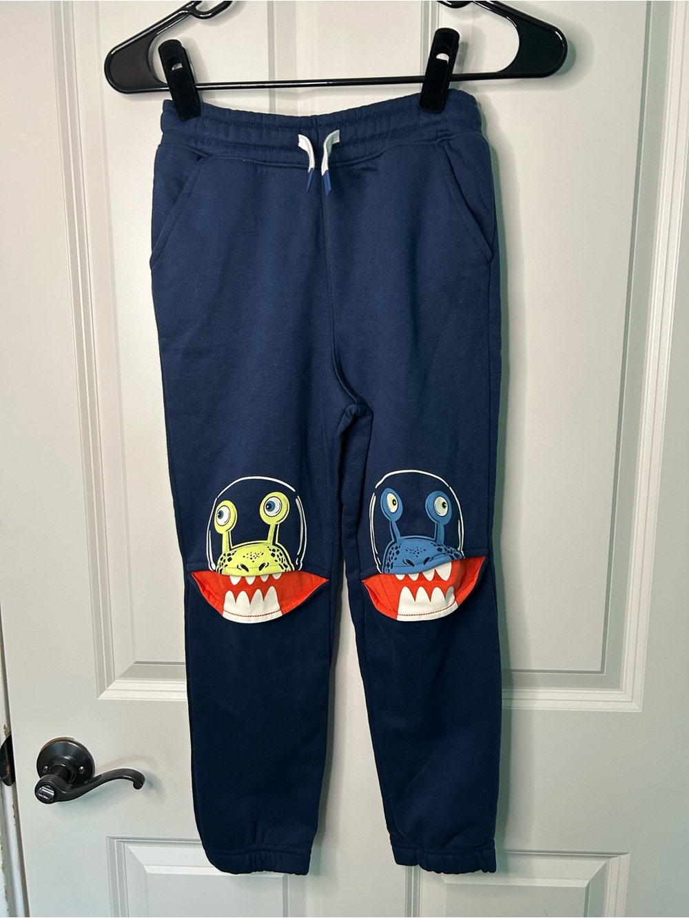 Garanimals Navy Joggers with Monster Knee Patches